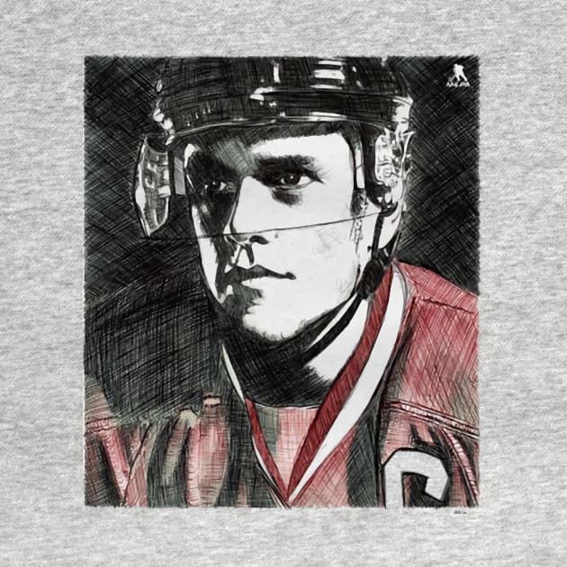 Jonathan Toews Chicago Sketch by Erianna Bee